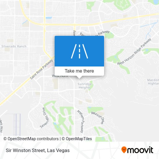 Mapa de Sir Winston Street