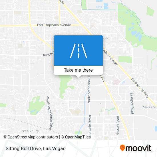 Sitting Bull Drive map