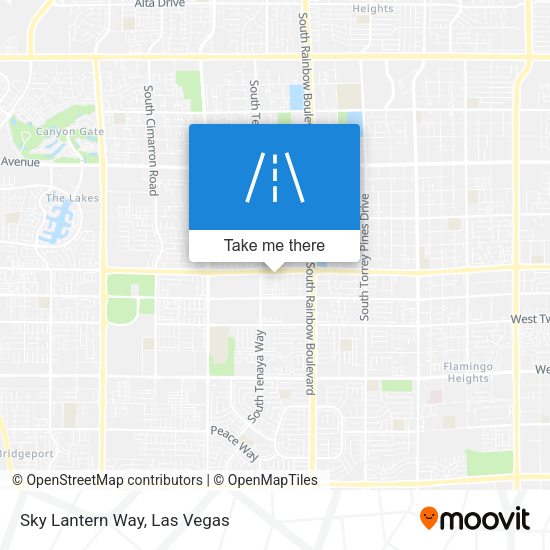 Mapa de Sky Lantern Way