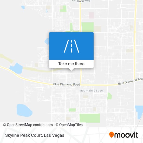 Skyline Peak Court map