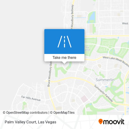 Mapa de Palm Valley Court