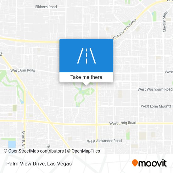 Palm View Drive map