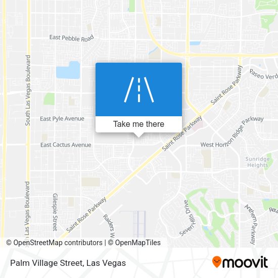 Palm Village Street map