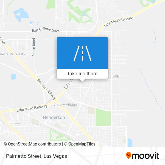 Mapa de Palmetto Street