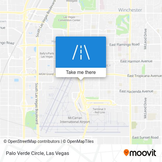 Palo Verde Circle map