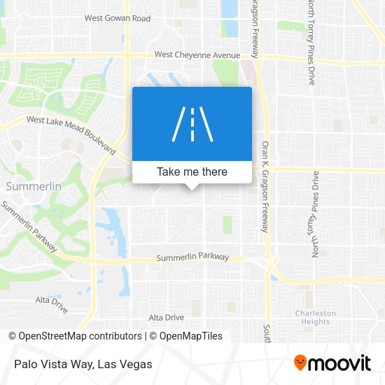 Mapa de Palo Vista Way