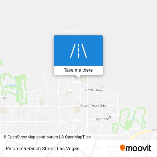 Palomina Ranch Street map