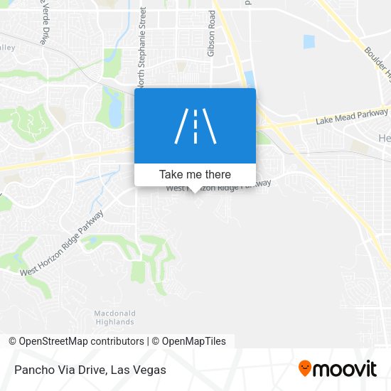 Pancho Via Drive map