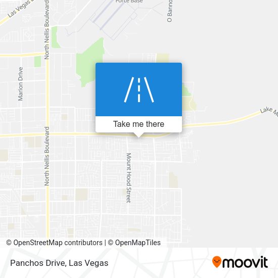 Panchos Drive map