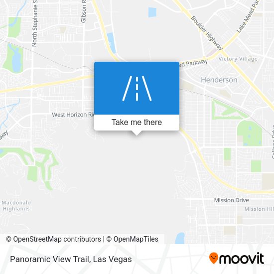 Panoramic View Trail map