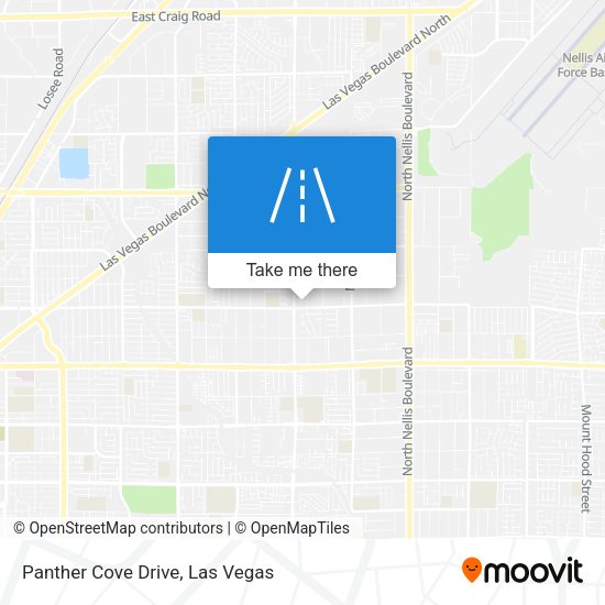 Panther Cove Drive map