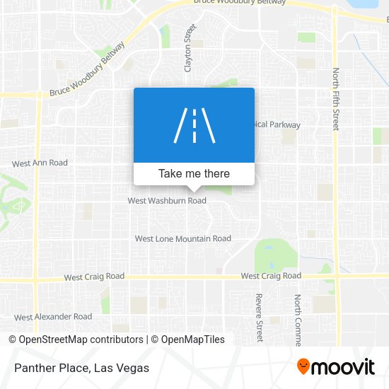 Mapa de Panther Place