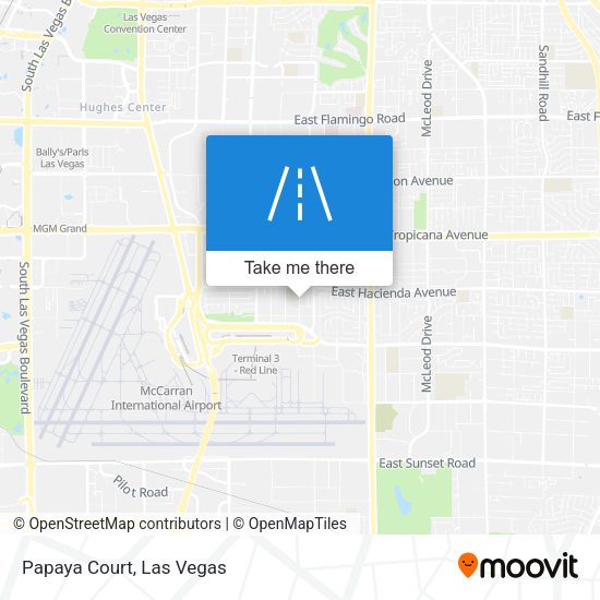 Mapa de Papaya Court