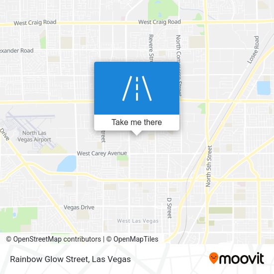 Rainbow Glow Street map