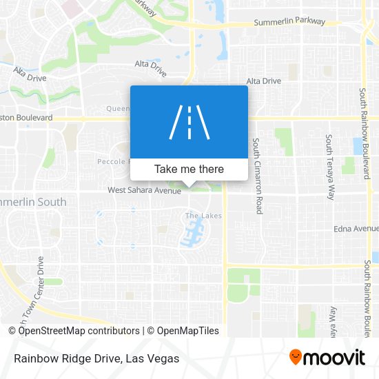 Rainbow Ridge Drive map