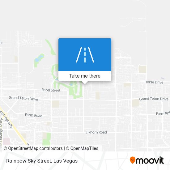 Rainbow Sky Street map