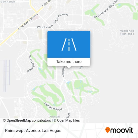 Mapa de Rainswept Avenue