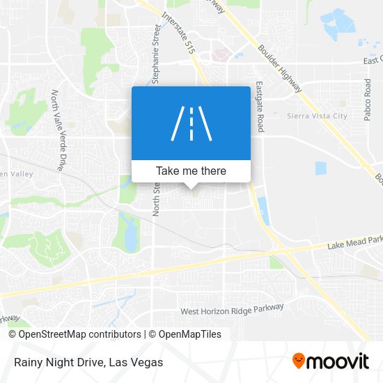 Mapa de Rainy Night Drive