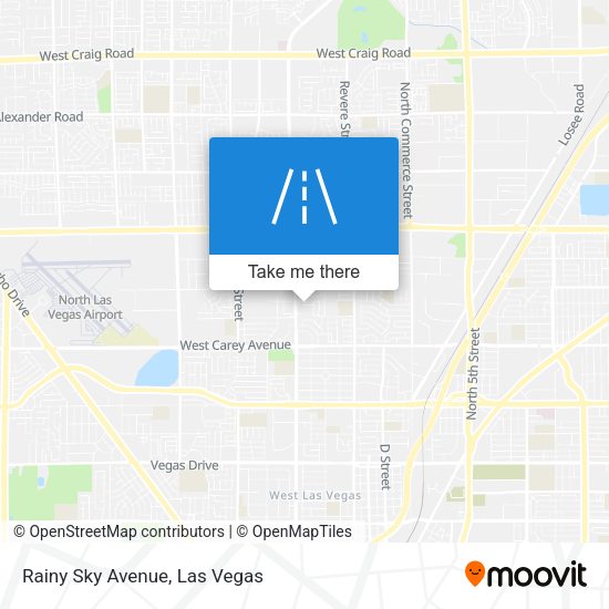 Rainy Sky Avenue map