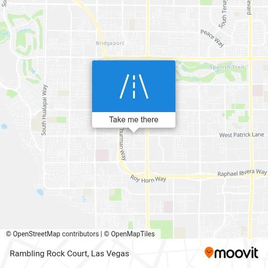 Rambling Rock Court map