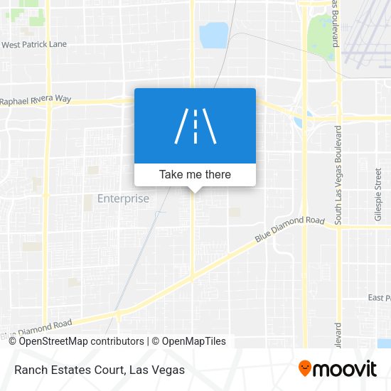 Ranch Estates Court map