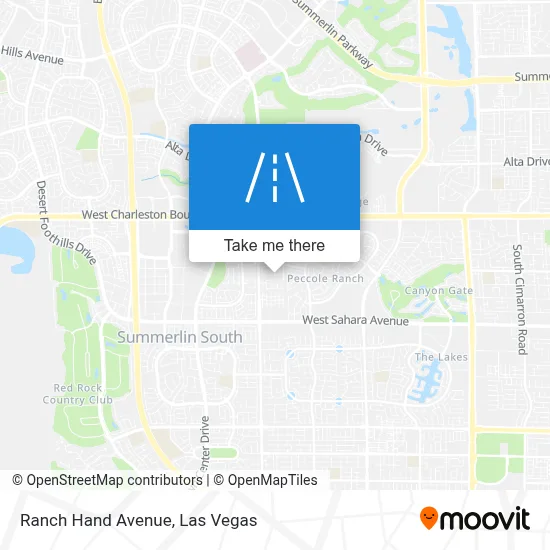 Ranch Hand Avenue map