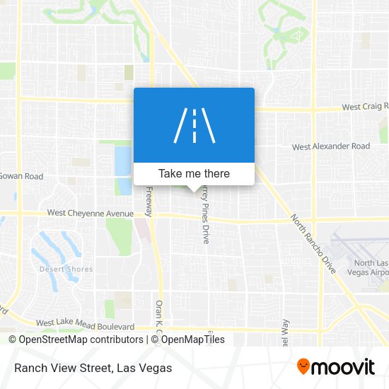 Ranch View Street map