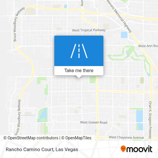Rancho Camino Court map