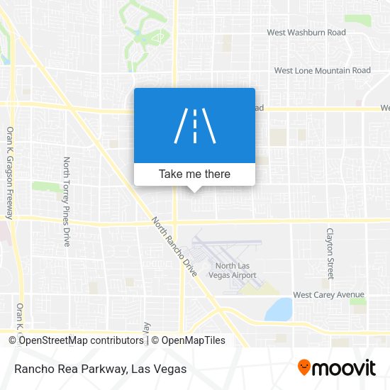 Rancho Rea Parkway map