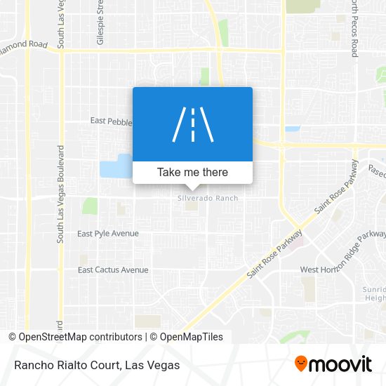 Rancho Rialto Court map
