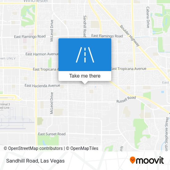 Mapa de Sandhill Road