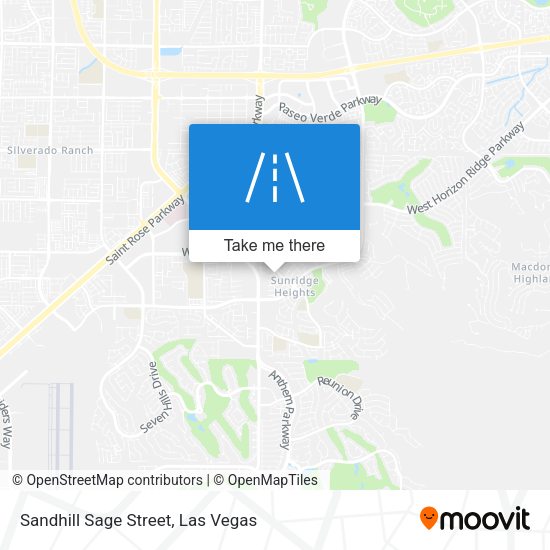 Sandhill Sage Street map