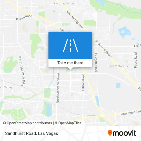 Sandhurst Road map