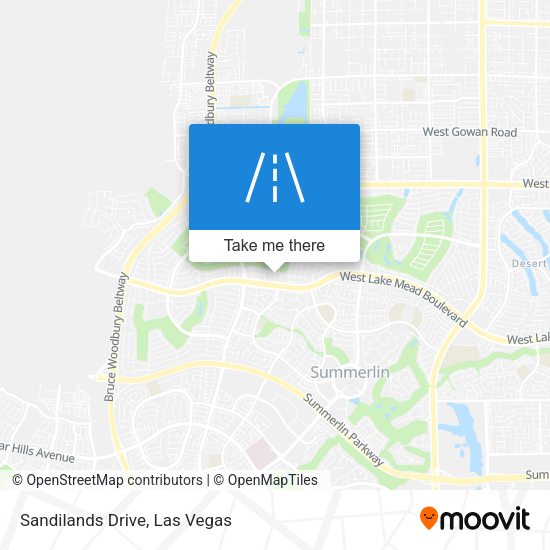 Mapa de Sandilands Drive
