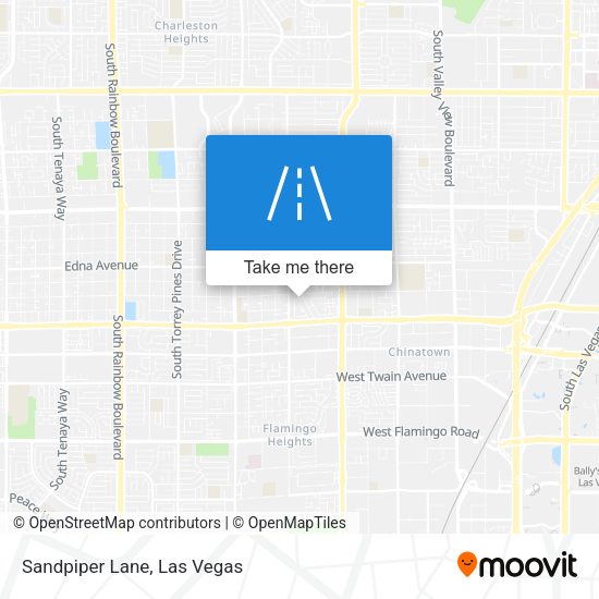 Mapa de Sandpiper Lane