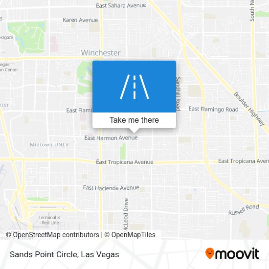 Mapa de Sands Point Circle