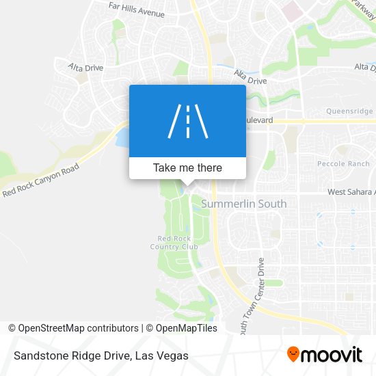 Sandstone Ridge Drive map