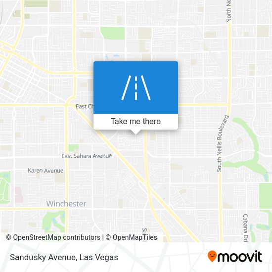 Mapa de Sandusky Avenue