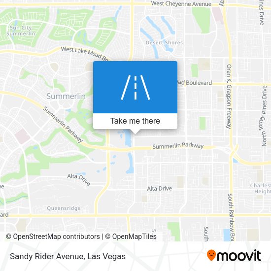 Sandy Rider Avenue map
