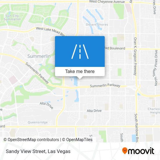 Sandy View Street map