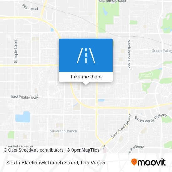 South Blackhawk Ranch Street map