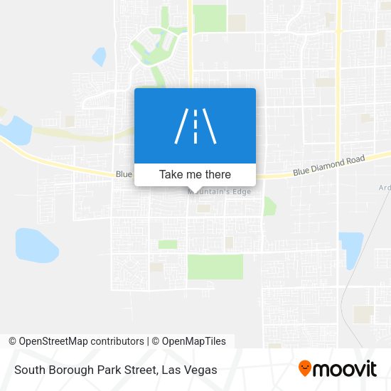 Mapa de South Borough Park Street