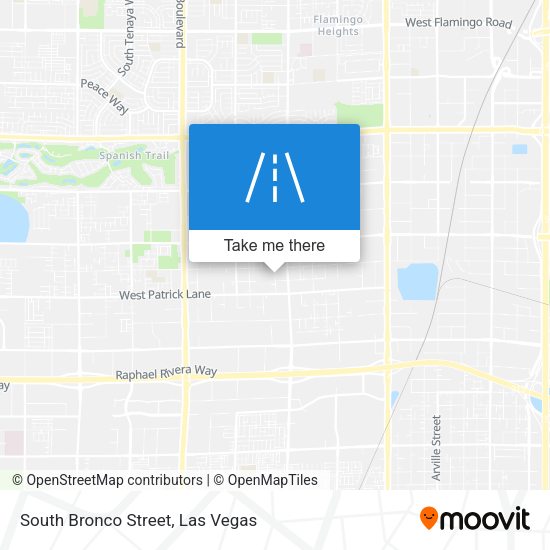 Mapa de South Bronco Street