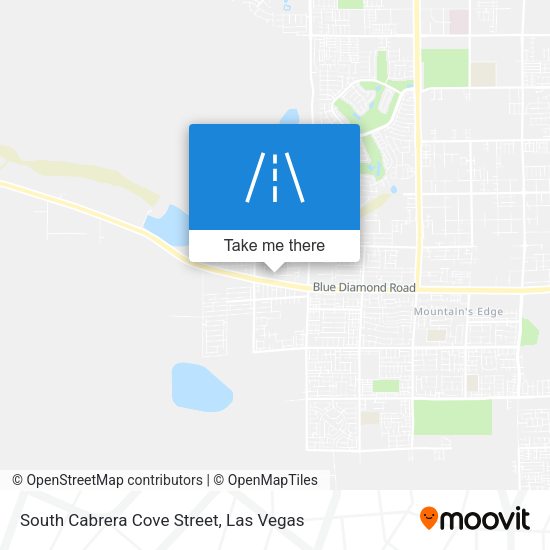 South Cabrera Cove Street map