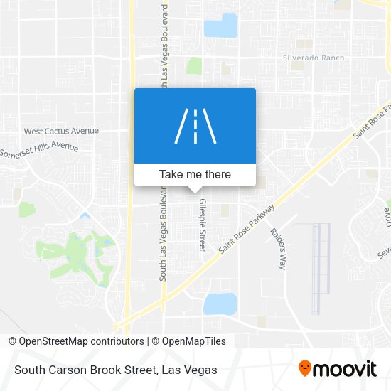 Mapa de South Carson Brook Street