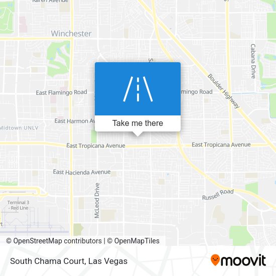 South Chama Court map