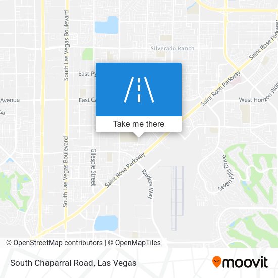 Mapa de South Chaparral Road
