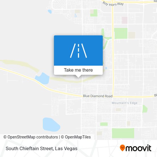 South Chieftain Street map