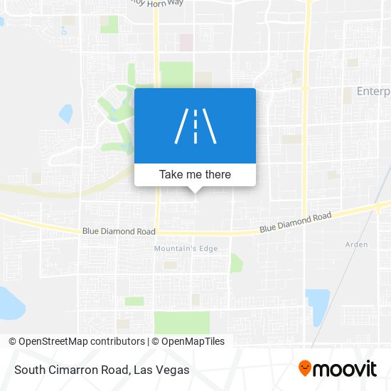 South Cimarron Road map