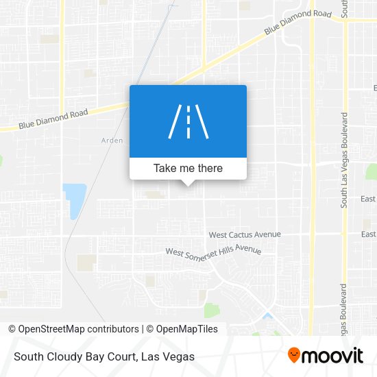 South Cloudy Bay Court map